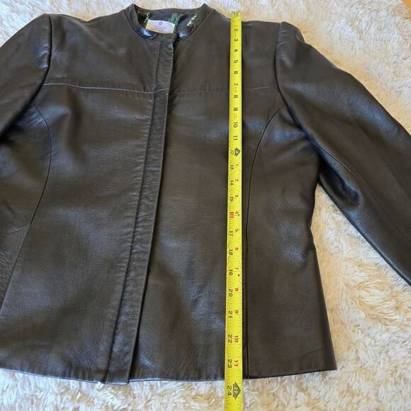 ORIGINAL MOVIE MATRIX CREW LEATHER JACKET LADIES SIZE XL Vintage - Picture 7 of 12